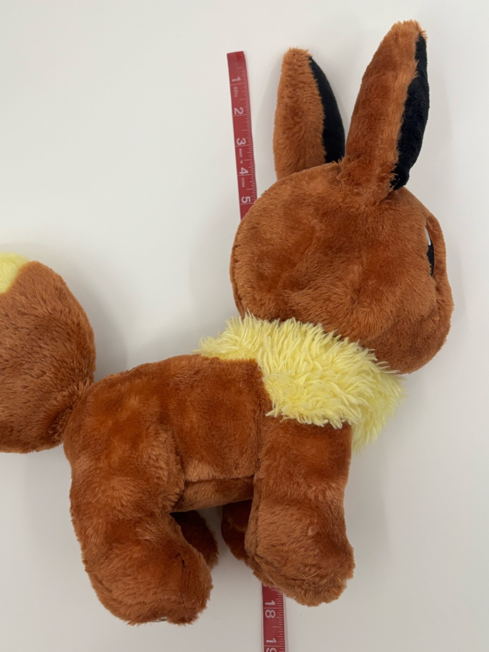 Build-A-Bear Pokémon Eevee Plush Toy - Brown & Yellow Soft Stuffed Animal - Picture 6 of 6